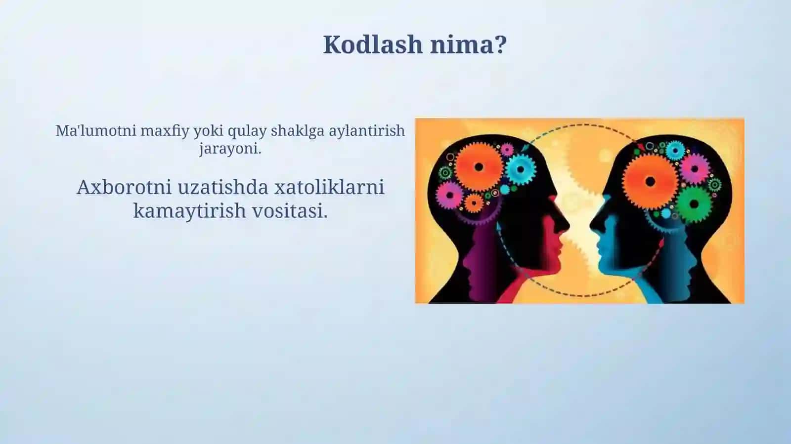 Kodlash va dekodlash tushunchalari 3