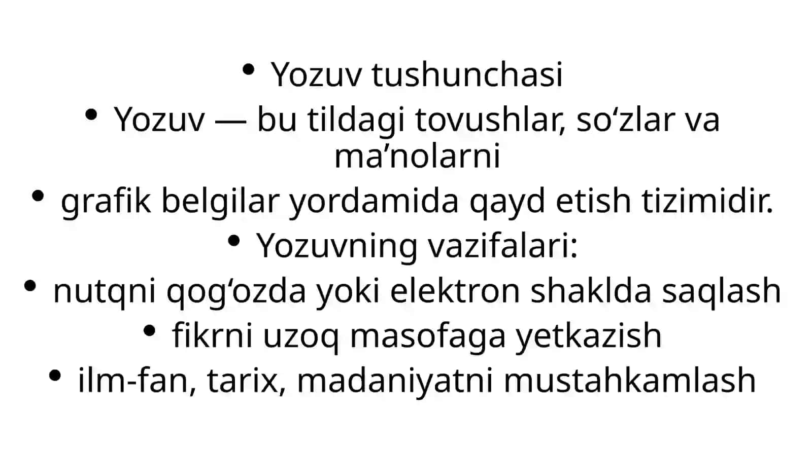 Til va yozuv masalalari. 3