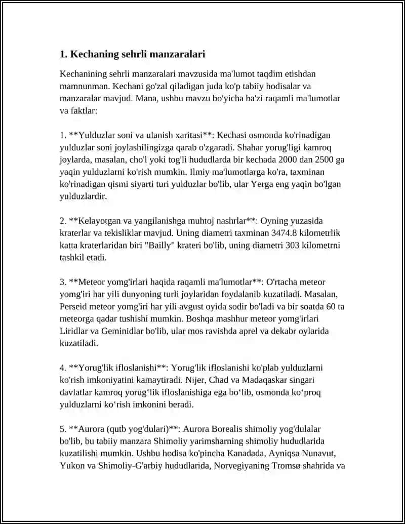 KECHA VA KUNDUZ ASARIDAN OLGAN TAASSUROTLARIM 3