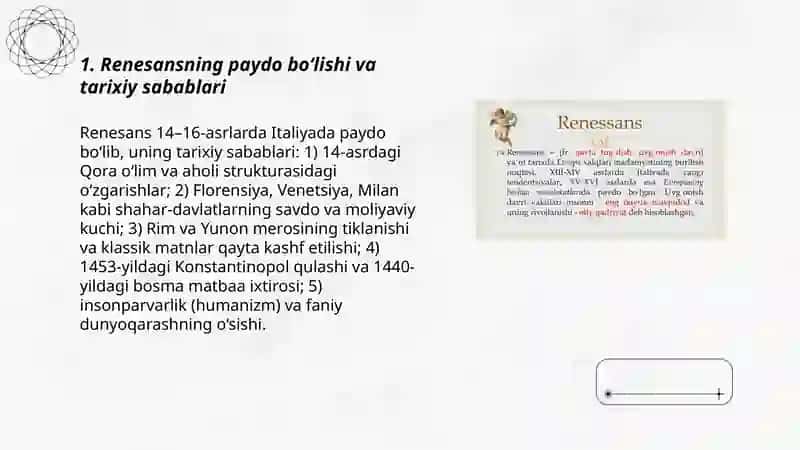 Renesans stili tarixi rivojlanishi va taxlili 3