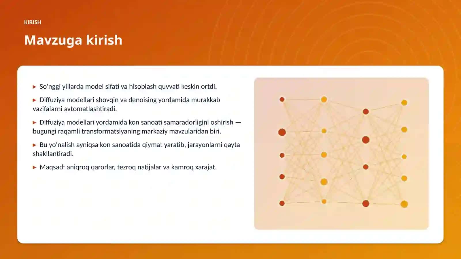 Diffuziya modellari yordamida kon sanoati samaradorligini oshirish 3