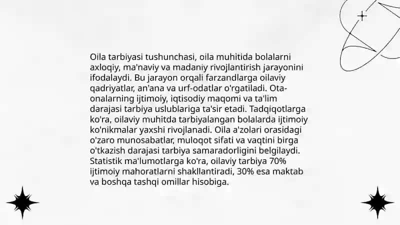 Oila tarbiyasi 3