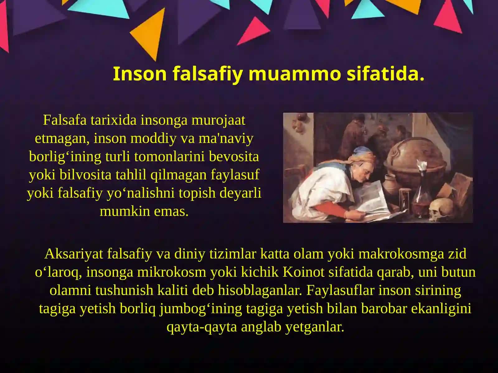 Sharq va g’arb falsafasida inson masalasi 3