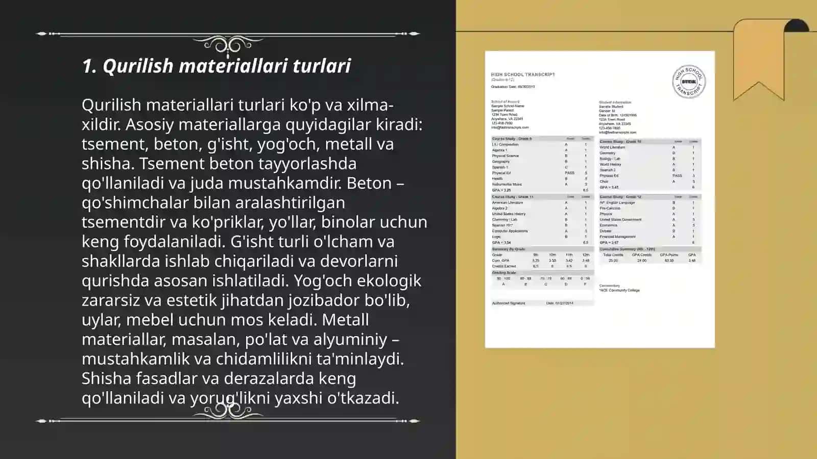 Qurilish materiallarining bojxona ekspritziyasi 3