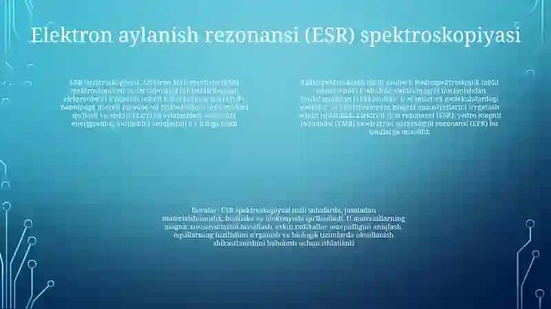 NMR spektroskopiyasi 3