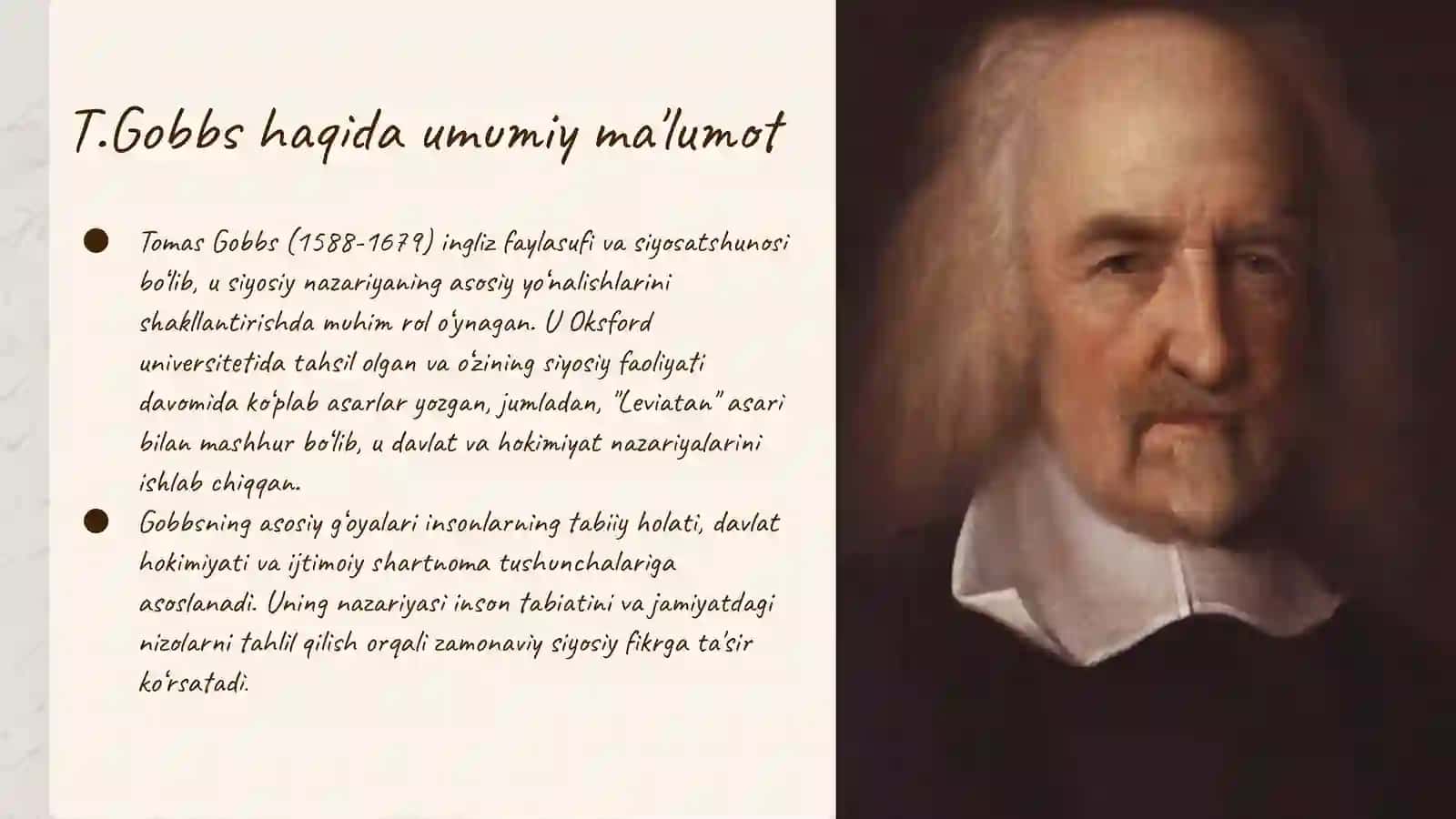 XX asrlar T.Gobbs, J.Lokk, M.Veber. Hokimiyatning xulq-atvor kontseptsiyasi (X.Lassvell, E.Kaplan, R.Dahl va boshqalar) va uning tanqidi 3