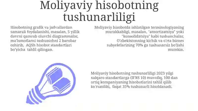 Moliyaviy hisobotlarning maqsadi va vazifalari 3