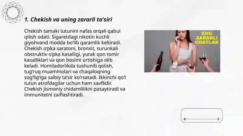 Zararli odatlar 3