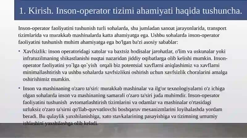 INSON-OPERATOR FAOLIYATINING MODELINI YARATISH 3