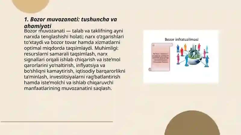 Bozor muvozanati 3