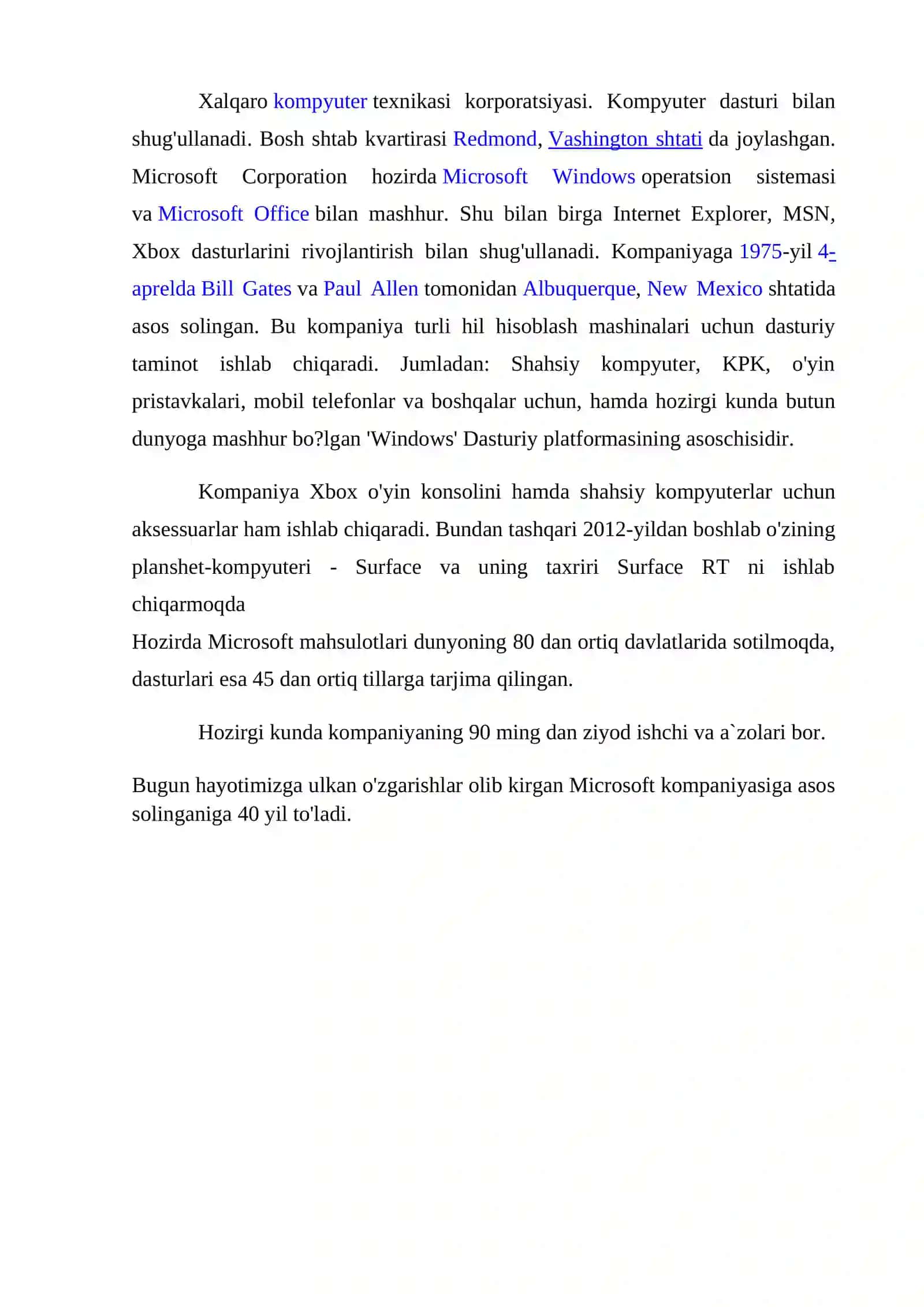 MICROSOFT FIRMASI TARIXI 3