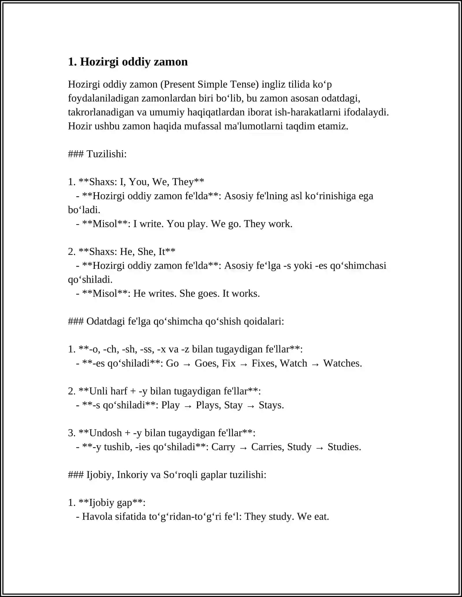 TENSES IN ENGLISH 3