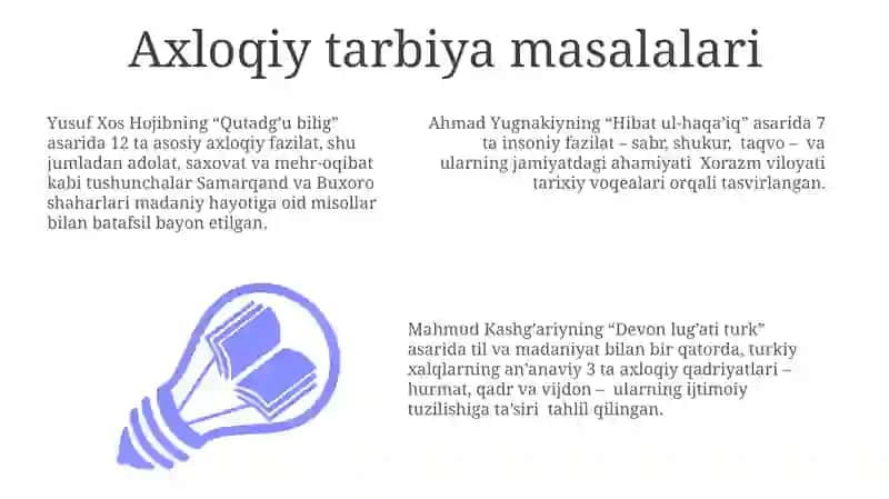 Hibat ul-haqa’iq, Qutadg’u bilig 3