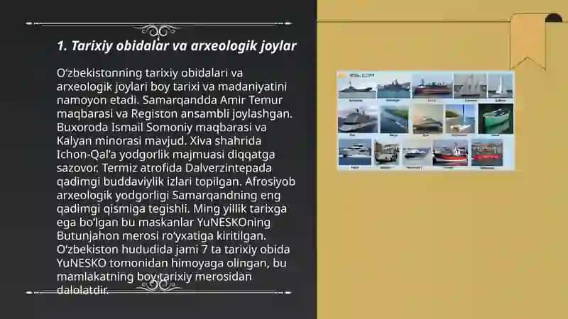Tarixiy obidalar va arxeologik joylar 3