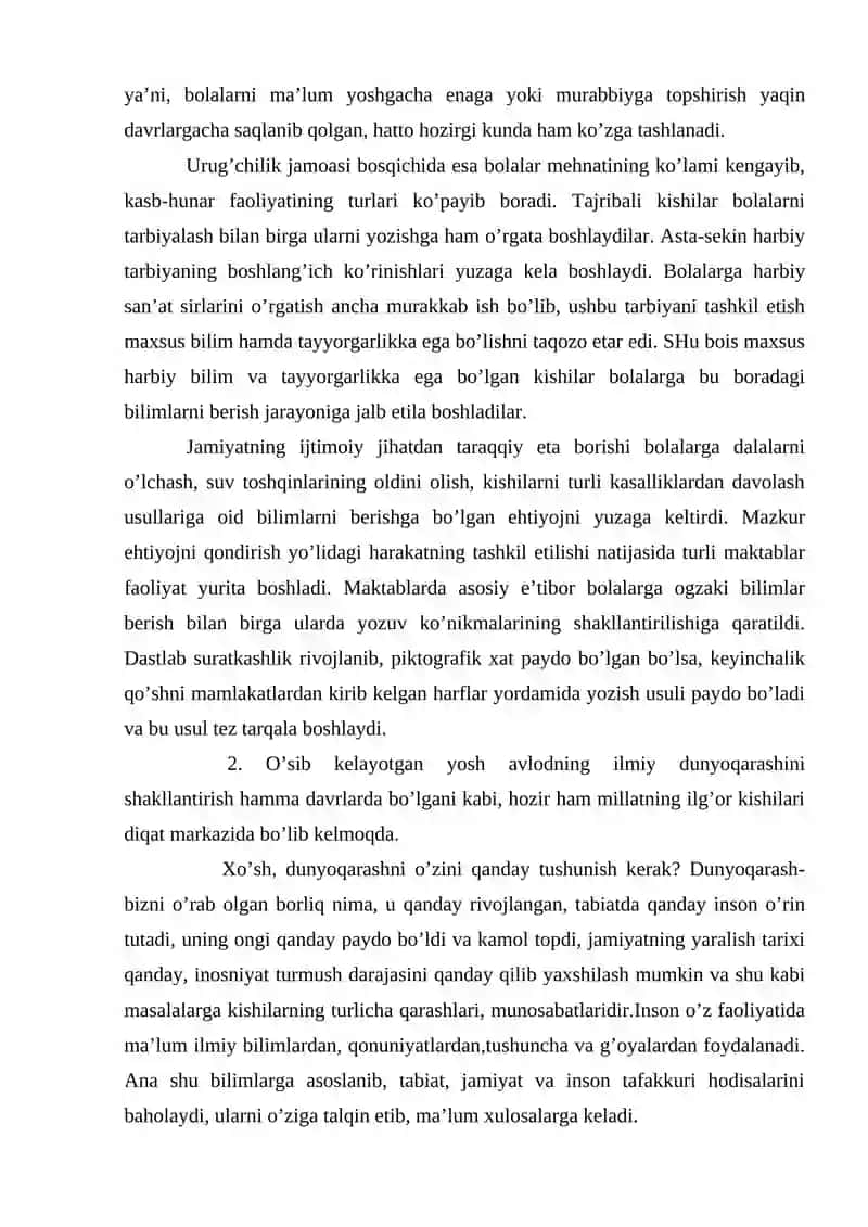 PEDAGOGIK QADRIYATLARNING JAMIYAT RIVOJIDAGI AHAMIYATI VA ULARNING TA'LIM TIZIMIDAGI IFODASI 3