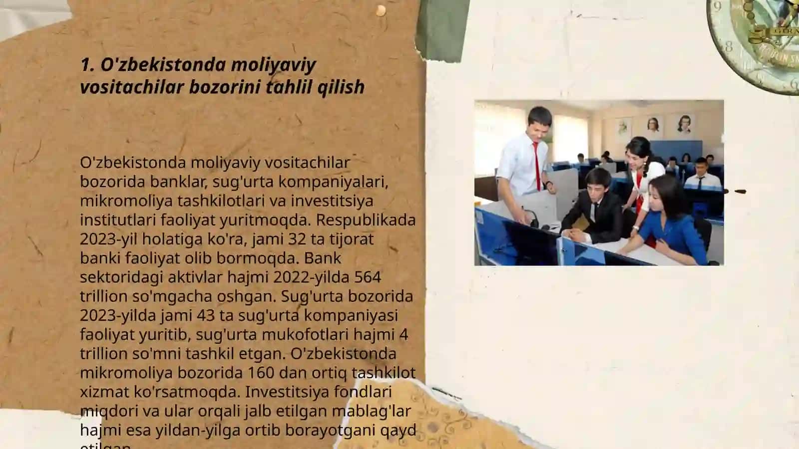 O'zbekistonda moliyaviy vositachilar faoliyatini rivojlantirish yo'llari 3