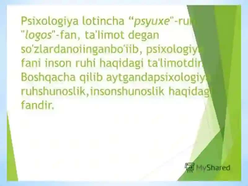 Psixologiya fanining predmeti va rivojlanishi 3