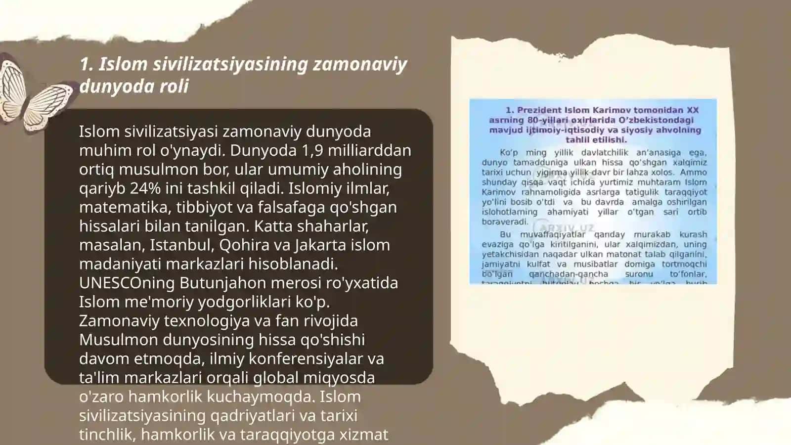 Islom sivilizatsiyasining ahamyati 3