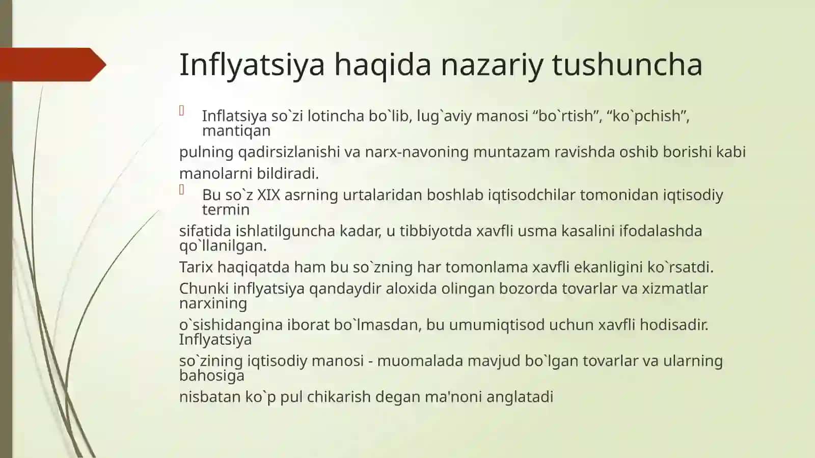 Inflatsiya turlari va ularning iqtisodiyotga ta’siri 3