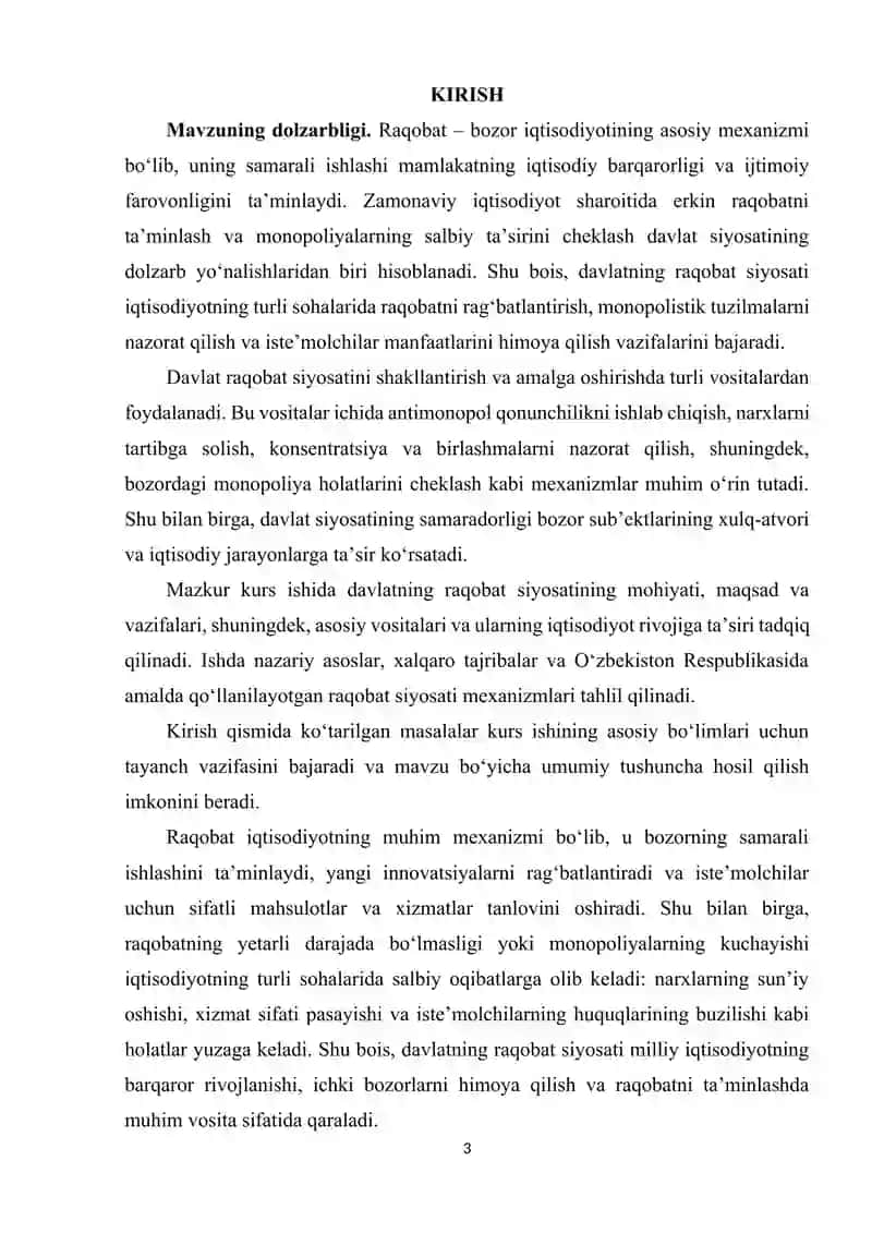 DAVLATNING RAQOBAT SIYOSATI VA ASOSIY VOSITALARI 3