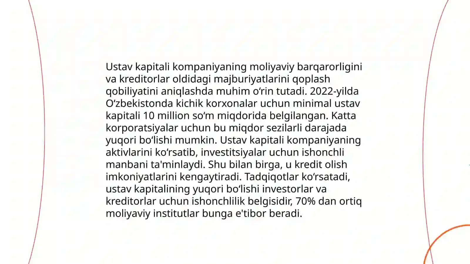 Ustav kapitalini tekshirishning maqsad va vazifalari 3