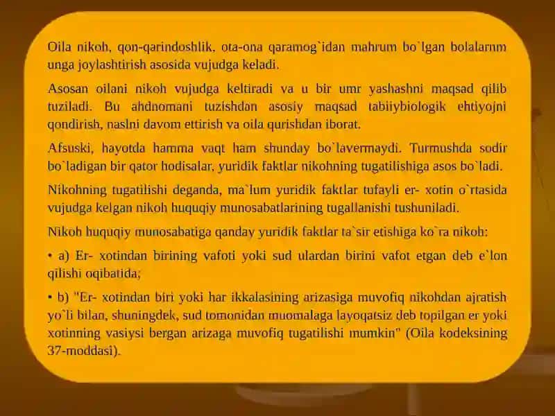 Oila buzilishining mezonlari va korsatkichlari 3