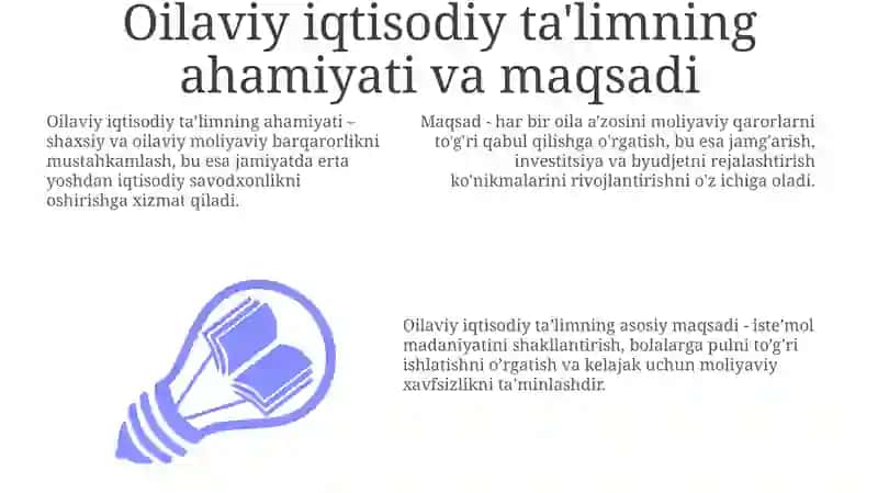 Oila bilan hamkorlikda iqtisodiy tarbiyani rivojlantirish 3