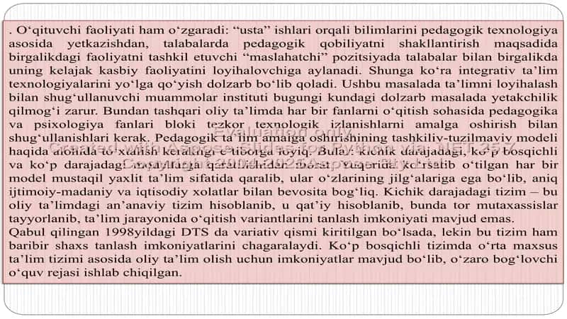 Boshlang‘ich sinflarda “Tarbiya” darslarini innovatsion yondashuv asosida tashkil etish 3