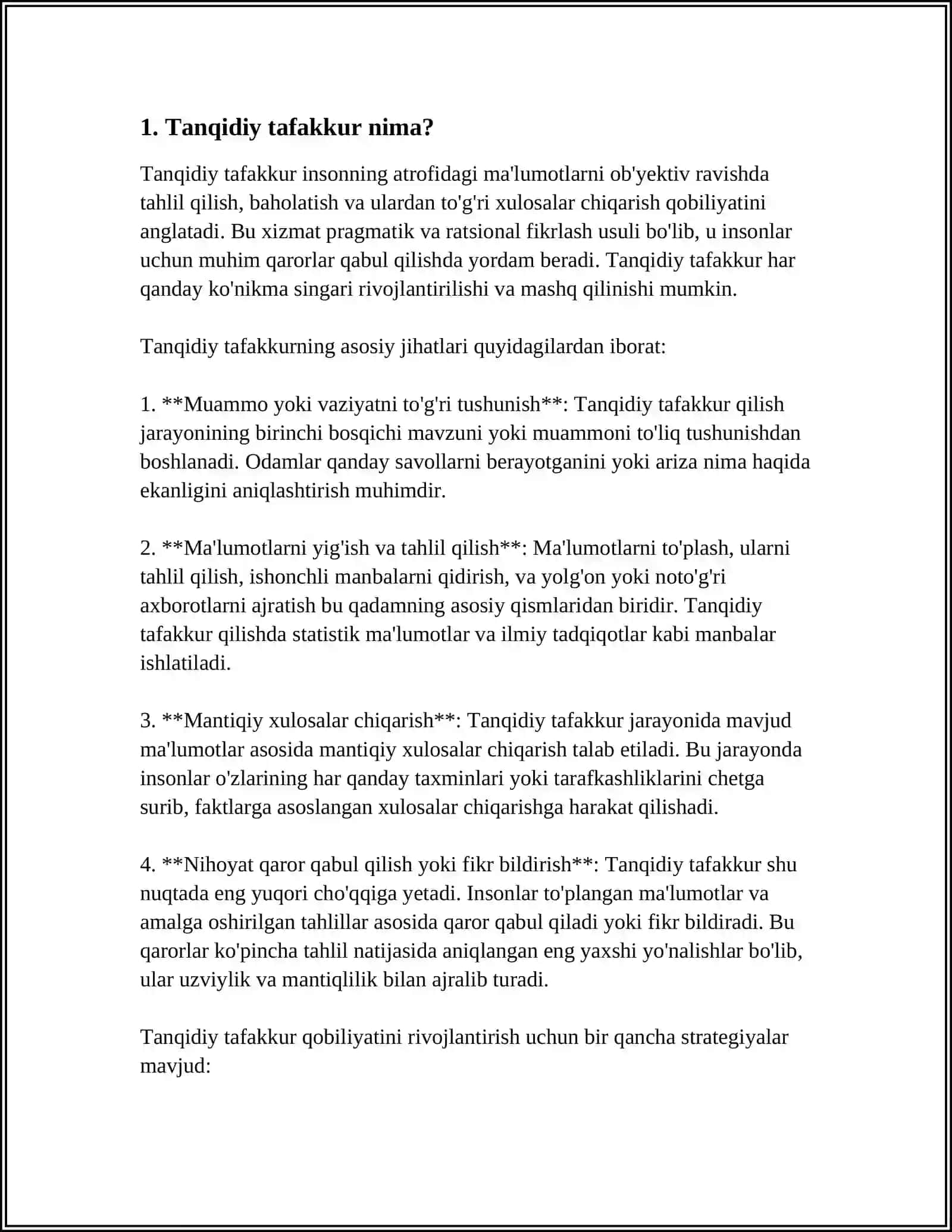 TALABALARDA TANQIDIY TAFAKKURNI RIVOJLANTIRISH USULLARI 3