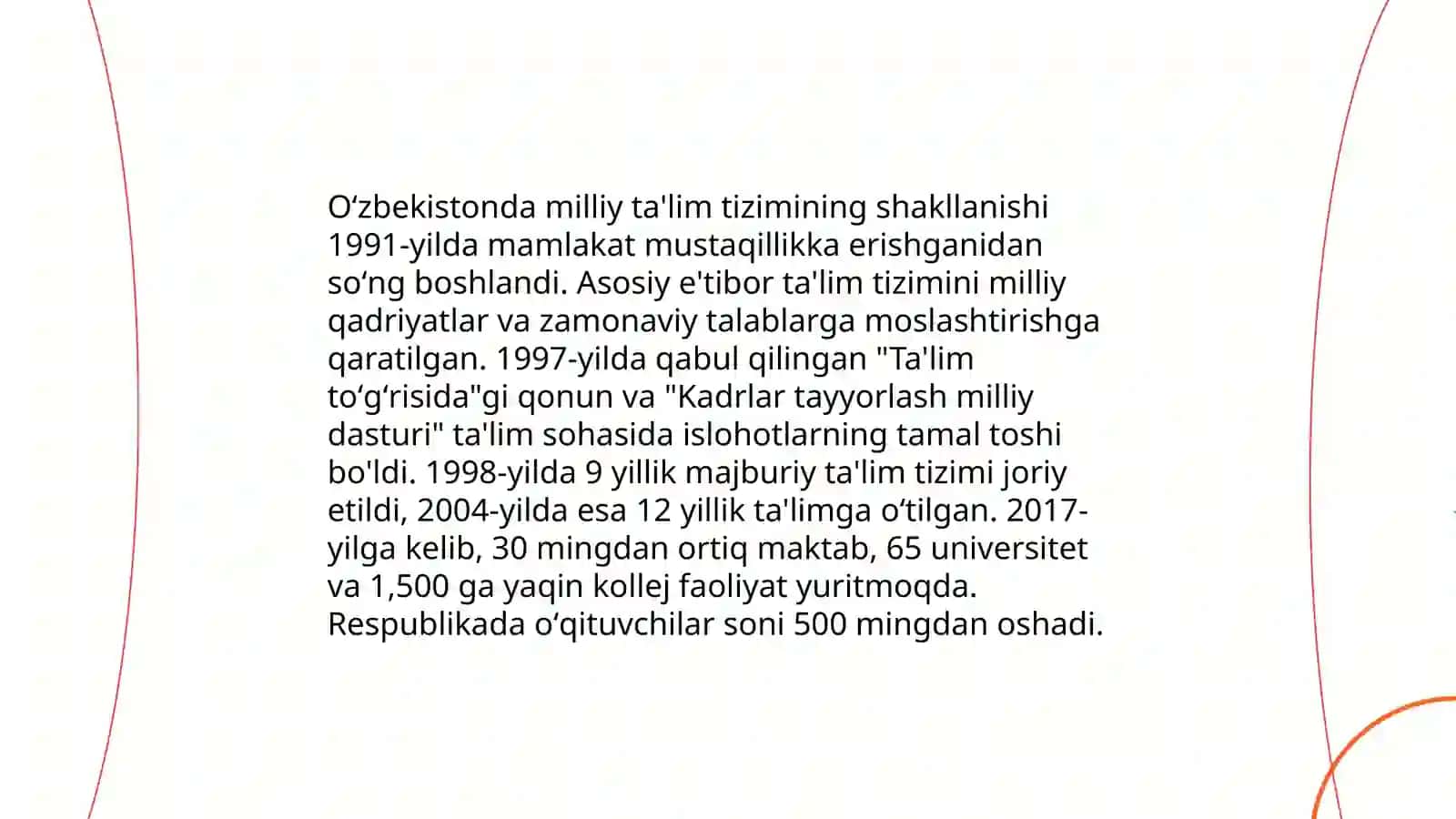 Oʻzbekistonda milliy ta'lim tizimining shakllanishi 3