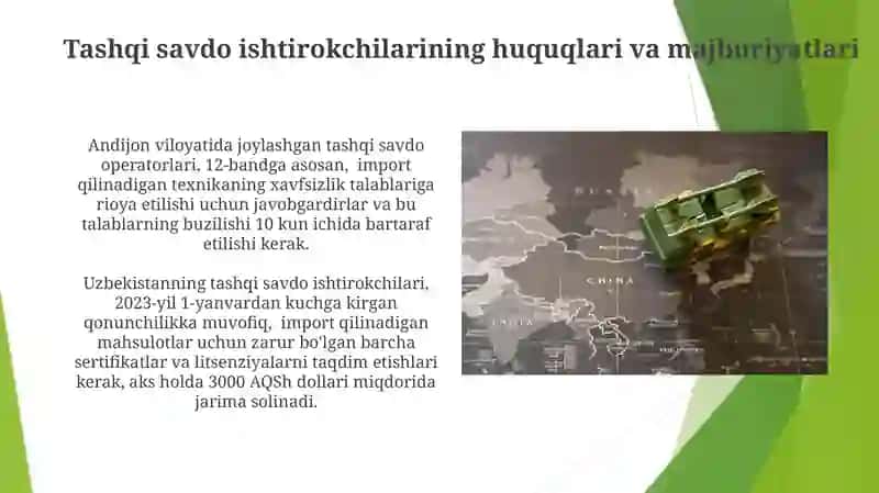 Import Taqiq va Cheklovlar 3