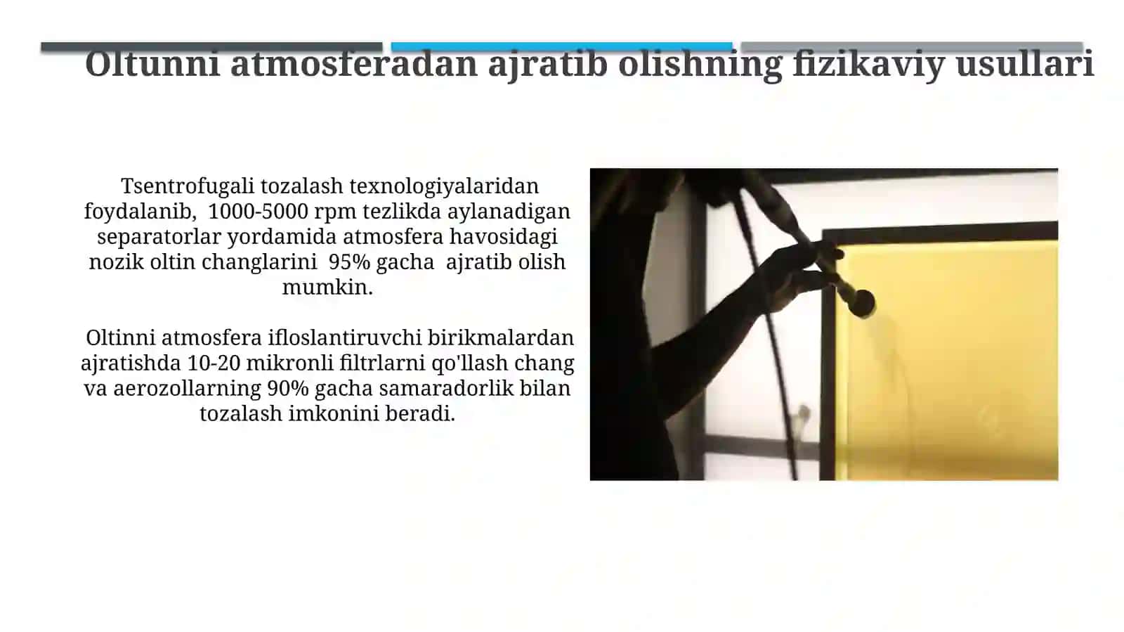 Atmosfera havosini oltingurgutbirikmalaridantozalash 3