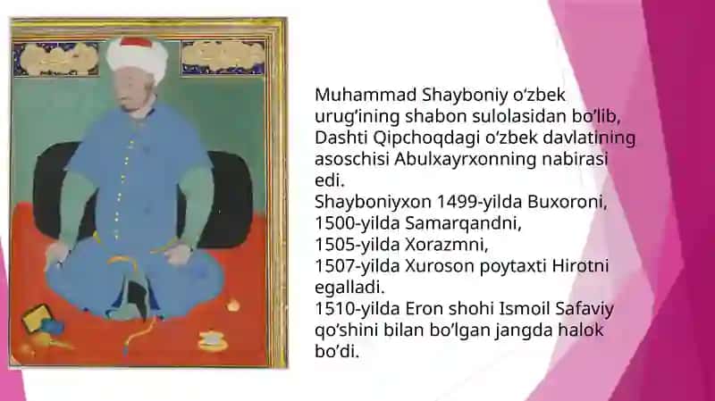 XVI-XIX asr I yarmidagi tarixiy sharoit,madaniy hayot va adabiy-ilmiy muhit 3