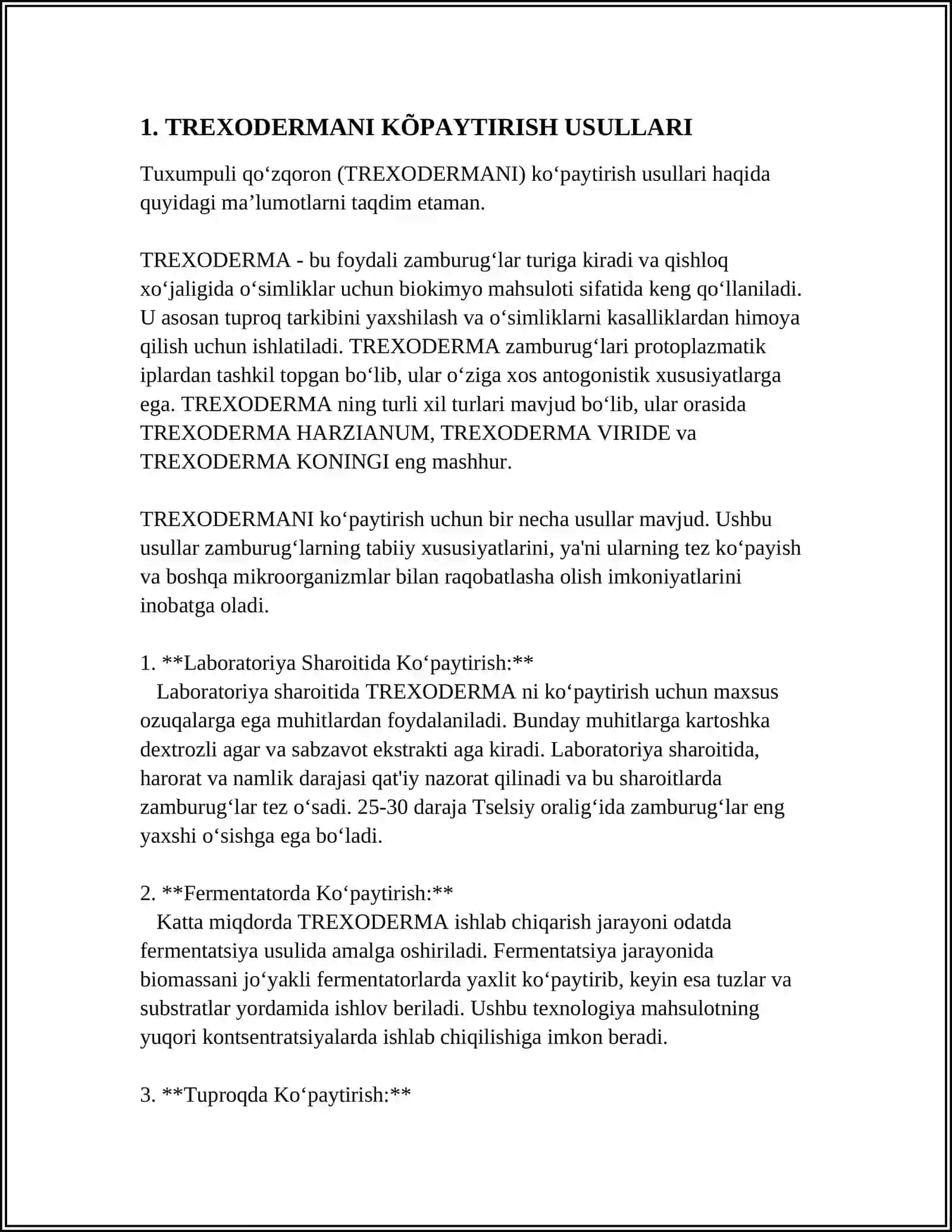 TREXODERMANI KÕPAYTIRISH TEXNOLOGIYASI 3