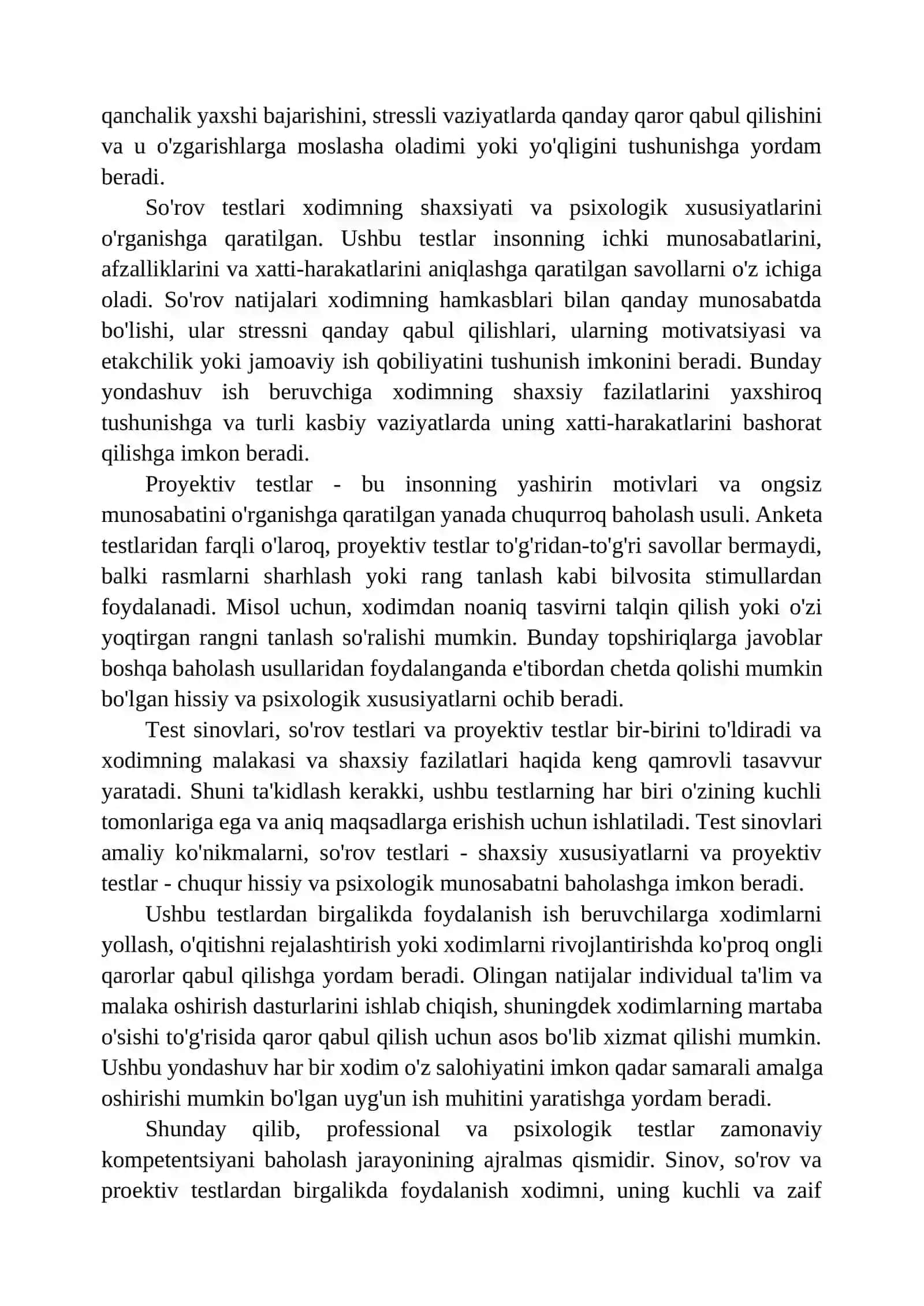 Kasbiy kompetentsiyalarni baholash usullari 3