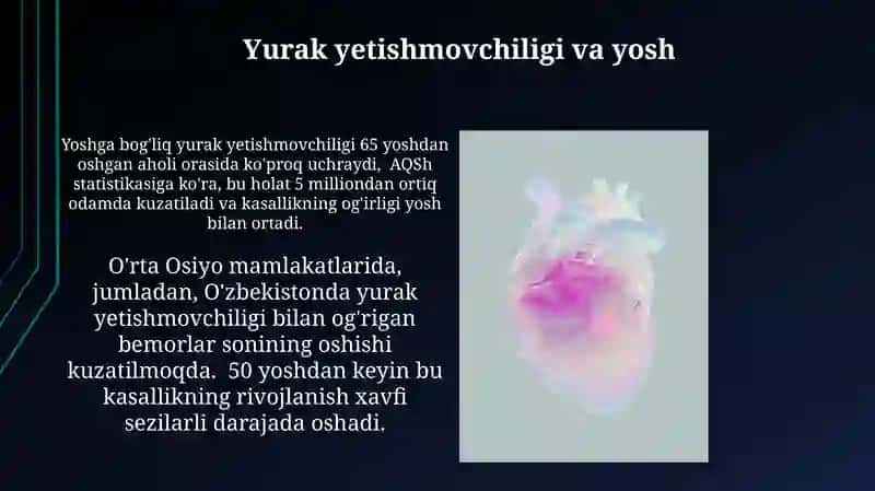 Yurak -qon tomir tizimining yoshga doir fiziologiyasi va gigiyenasi 3