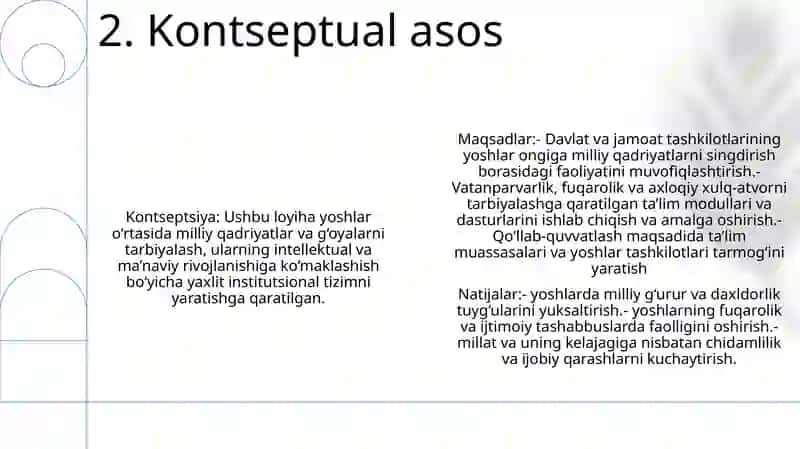 Yoshlarni Milliy Goya Ruhida Tarbiyalashning Institutsional Tizimi Faoliyatini Muvofiqlashtirish Masalalari 3