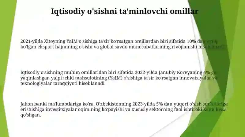 Iqtisodiy oʻsish va milliy boylik 3