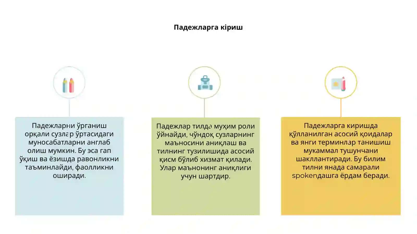 Падежларга кіриш 3