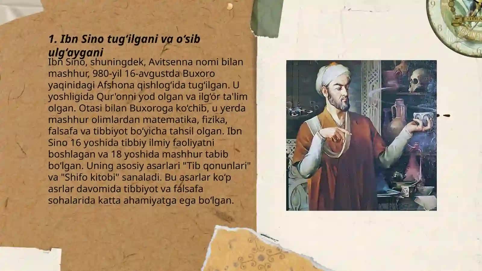 Abu Ali Ibn Sino hayotiy faoliyati 3