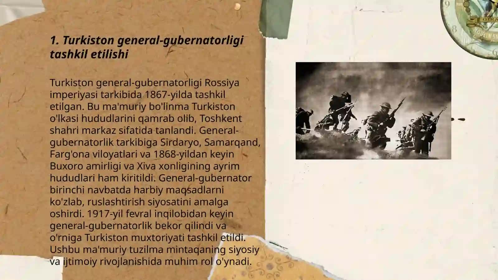 Rossiya imperiyasining O‘rta Osiyoga harbiy yurishlari 3