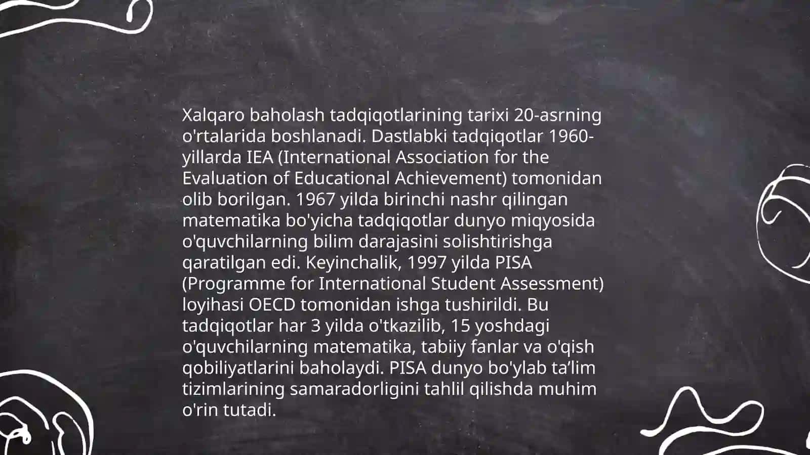 Xalqaro baholash tadqiqotlari tahlili 3