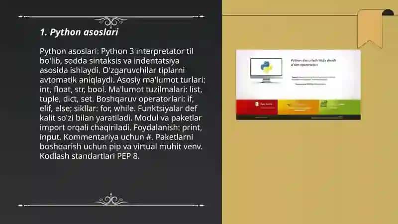 Phyton dasturlash tili 3