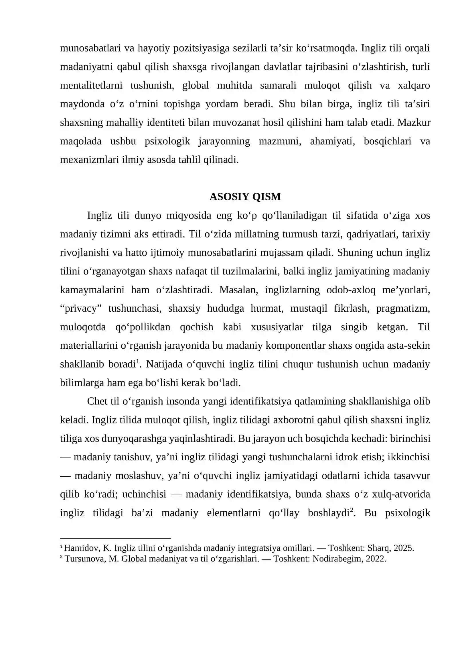 INGLIZ TILI ORQALI MADANIYATNI QABUL QILISH PSIXOLOGIYASI 3