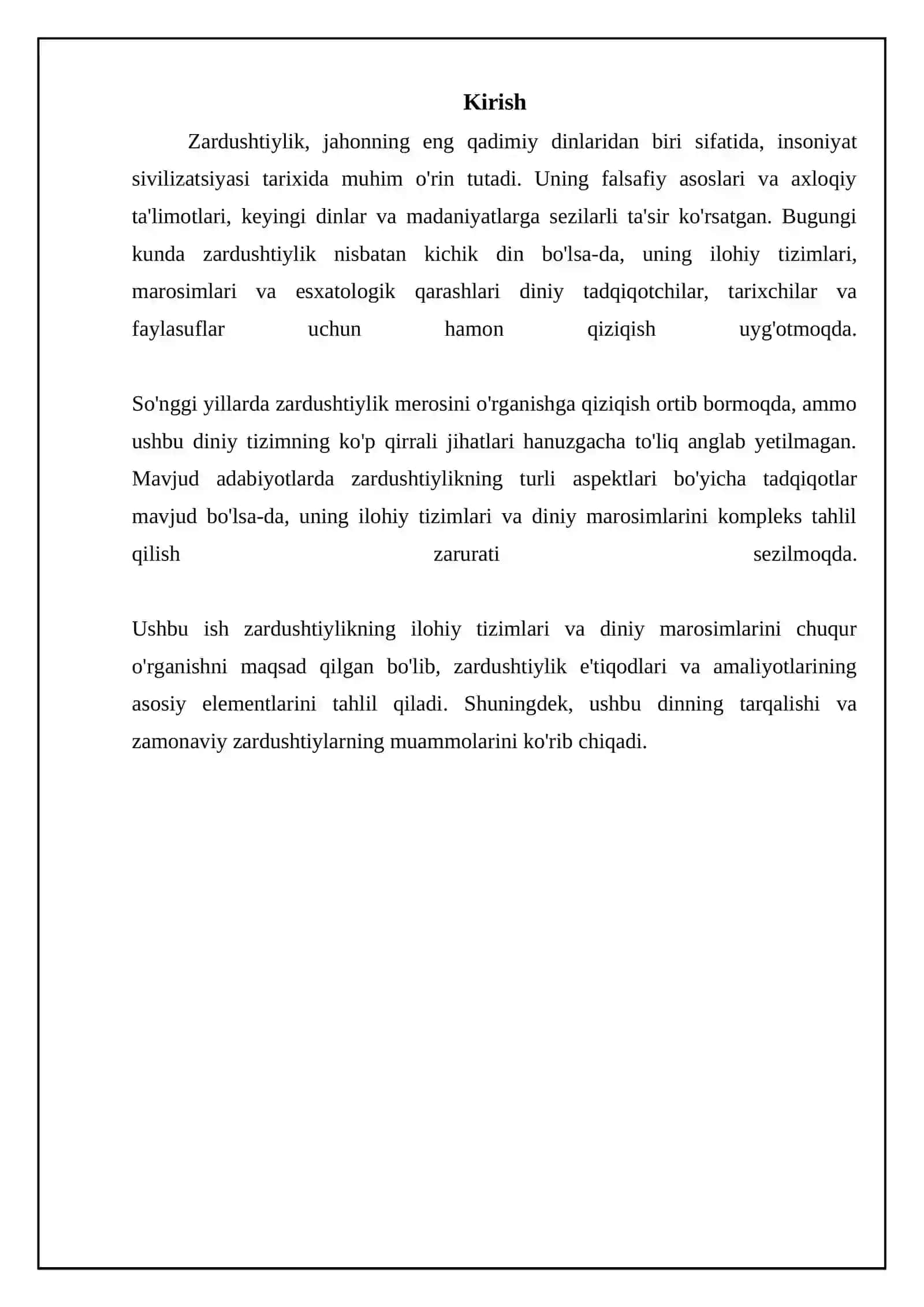 Zardushtiylikning Teologik Tizimlari va Diniy Marosimlari 3