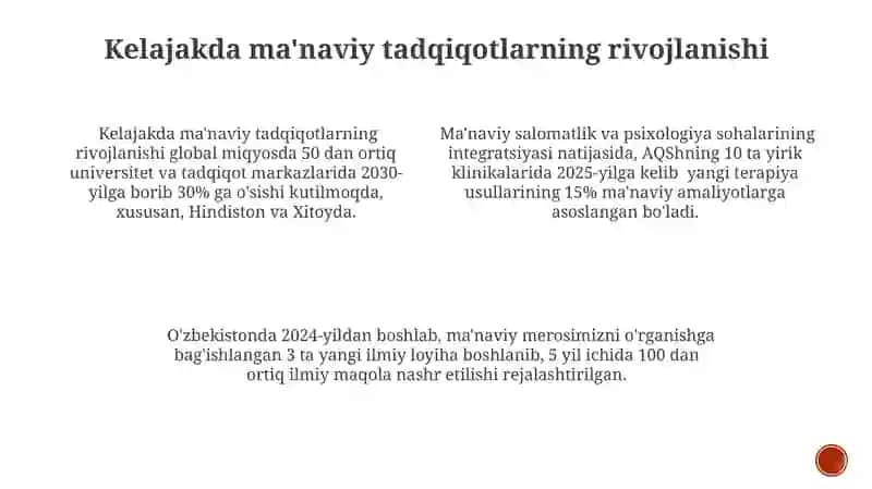 Ma'naviyatshunoslikning bugungi kunda ehtiyoj 3