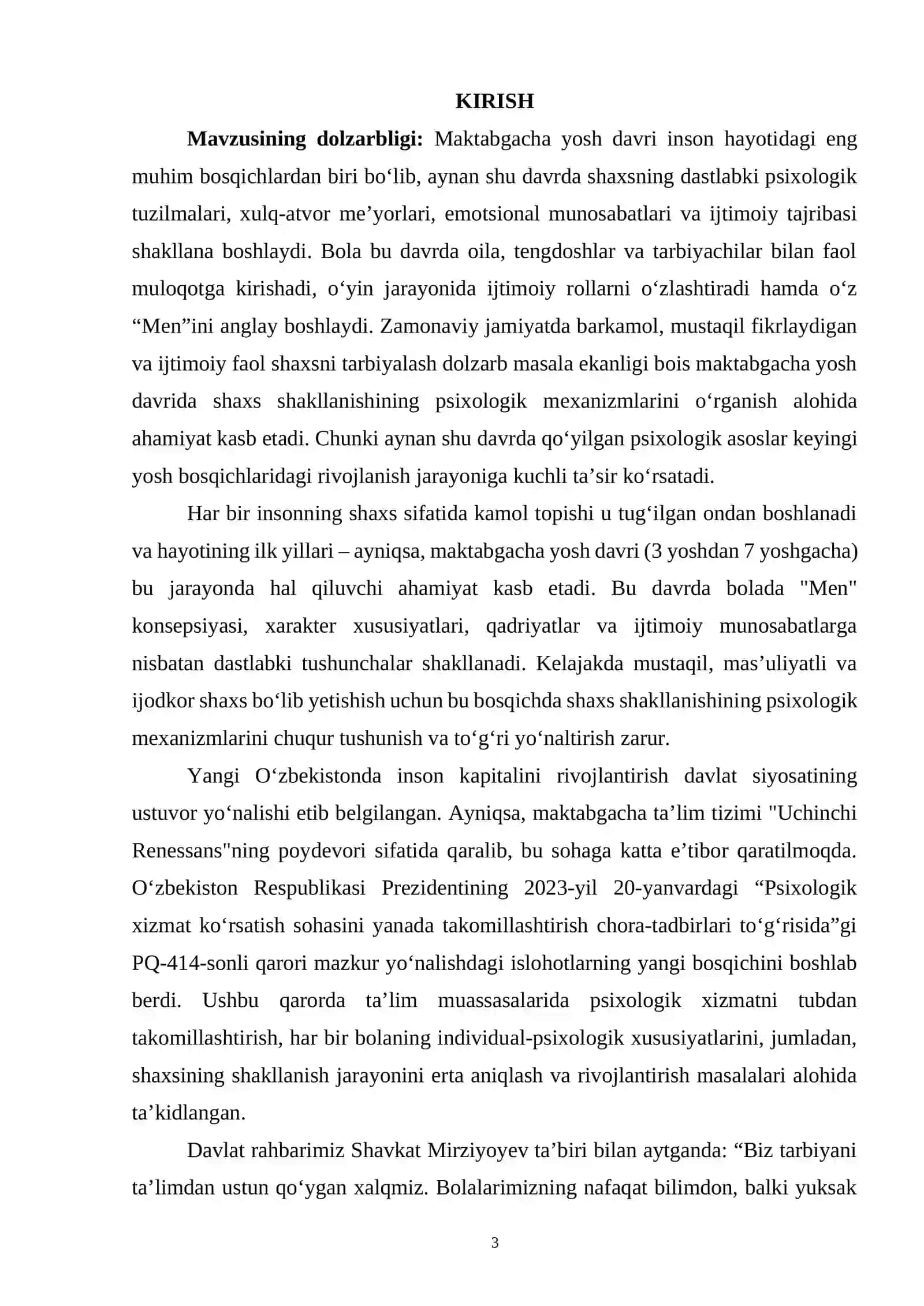 MAKTABGACHA YOSH DAVRIDA SHAXS SHAKLLANISHINING PSIXOLOGIK MEXANIZMLARI 3