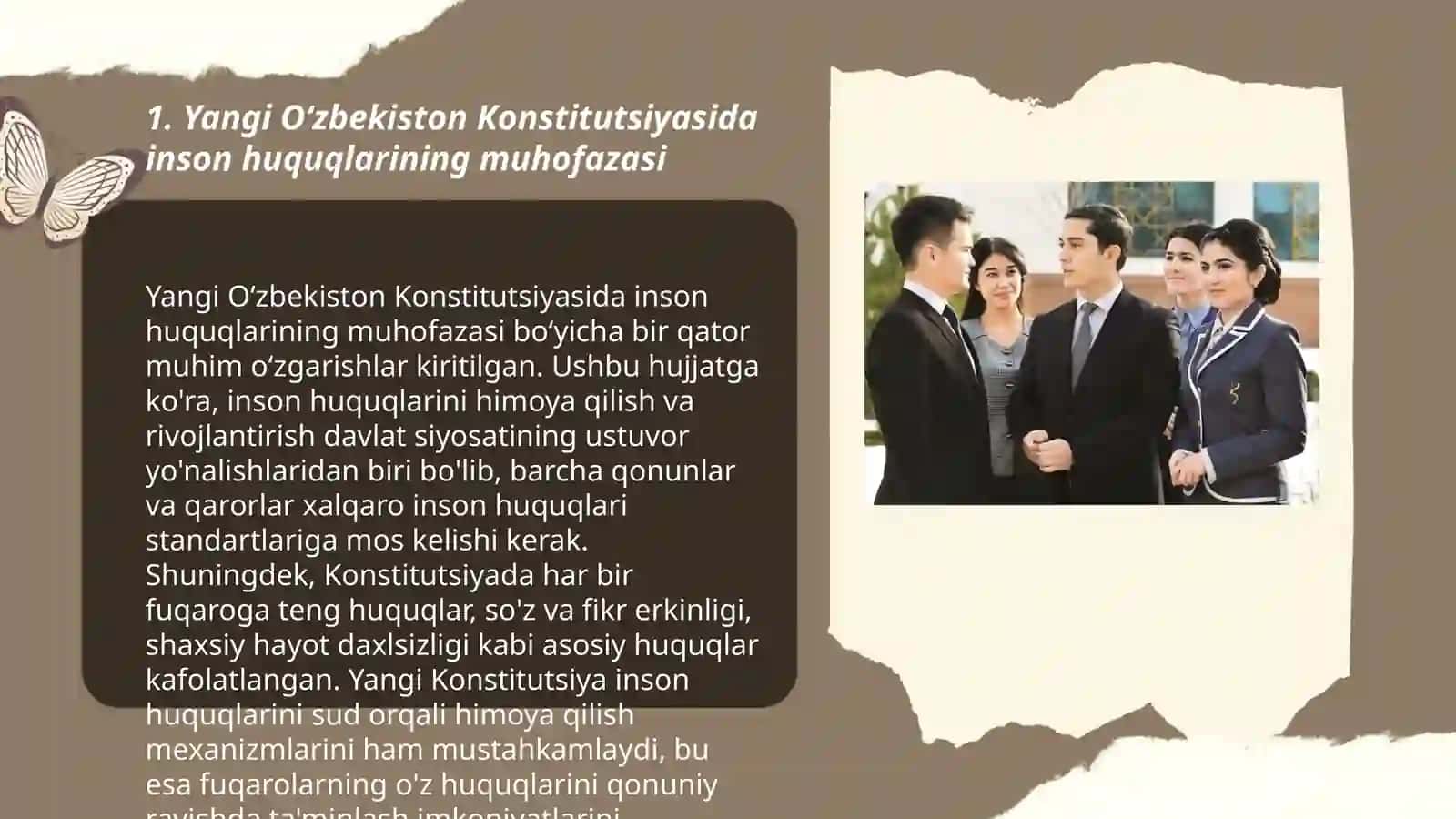 Yangi Oʻzbekistonda inson haq-huquqlari va erkinliklari kafolatining yaratilishi 3