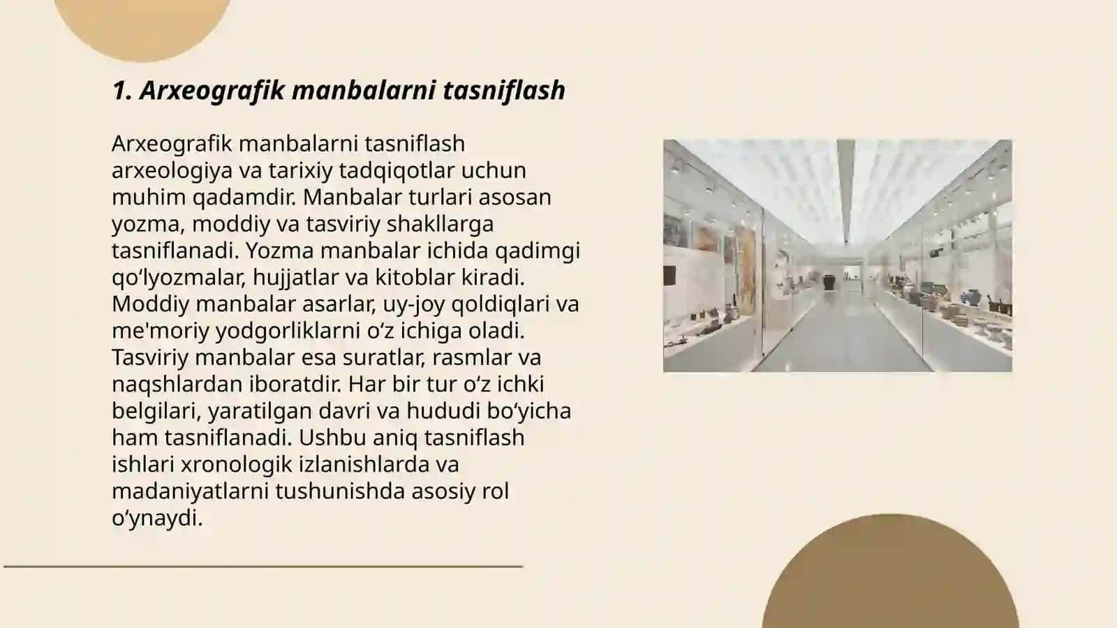 Botuxonova Zarifaning Muzeyshunoslik fanidan tayyorlagan taqdimoti 3