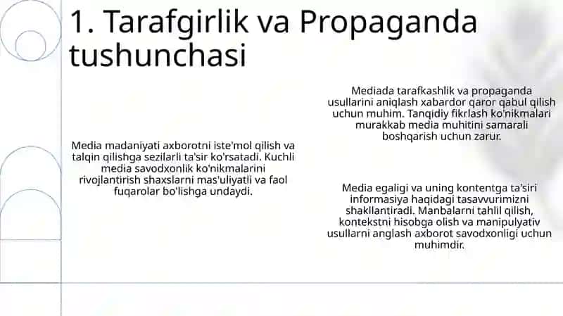Axborot matnlari bilan ishlash va media madaniyati 3